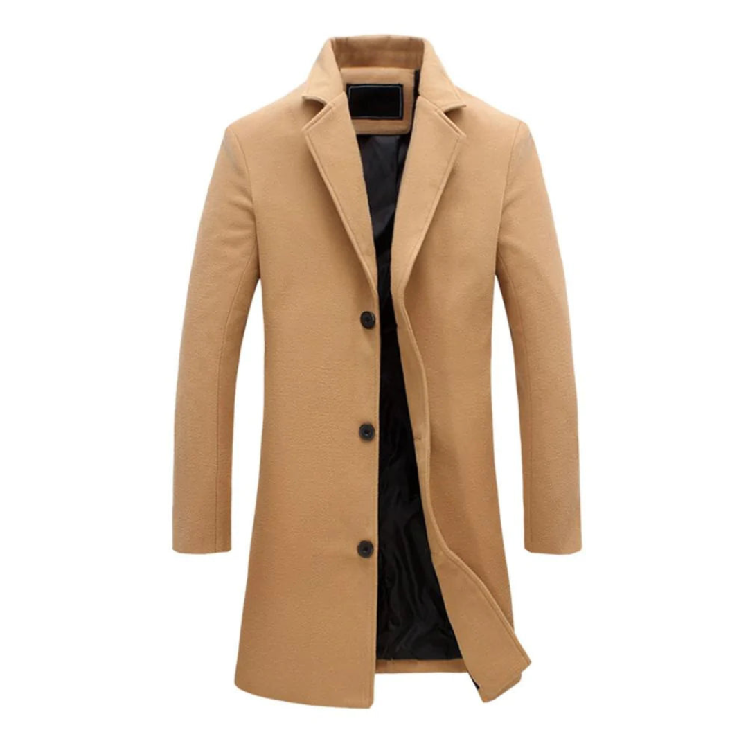 Seamus | Men's Sophisticated Overcoat | Enduring Warmth, Adaptable Style, Everlasting Charm