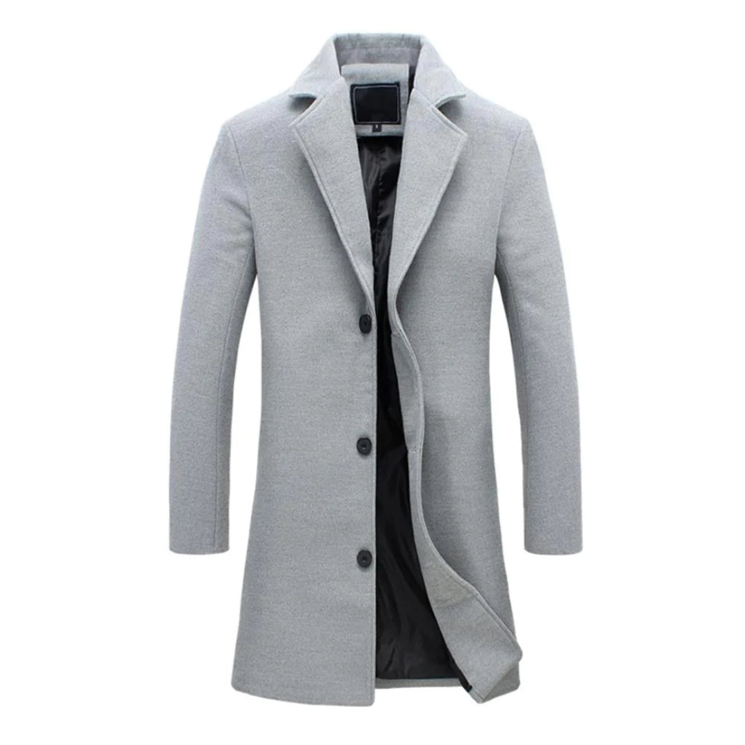 Seamus | Men's Sophisticated Overcoat | Enduring Warmth, Adaptable Style, Everlasting Charm