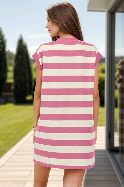 Emma | Women's Casual Striped Summer Dress | Mini