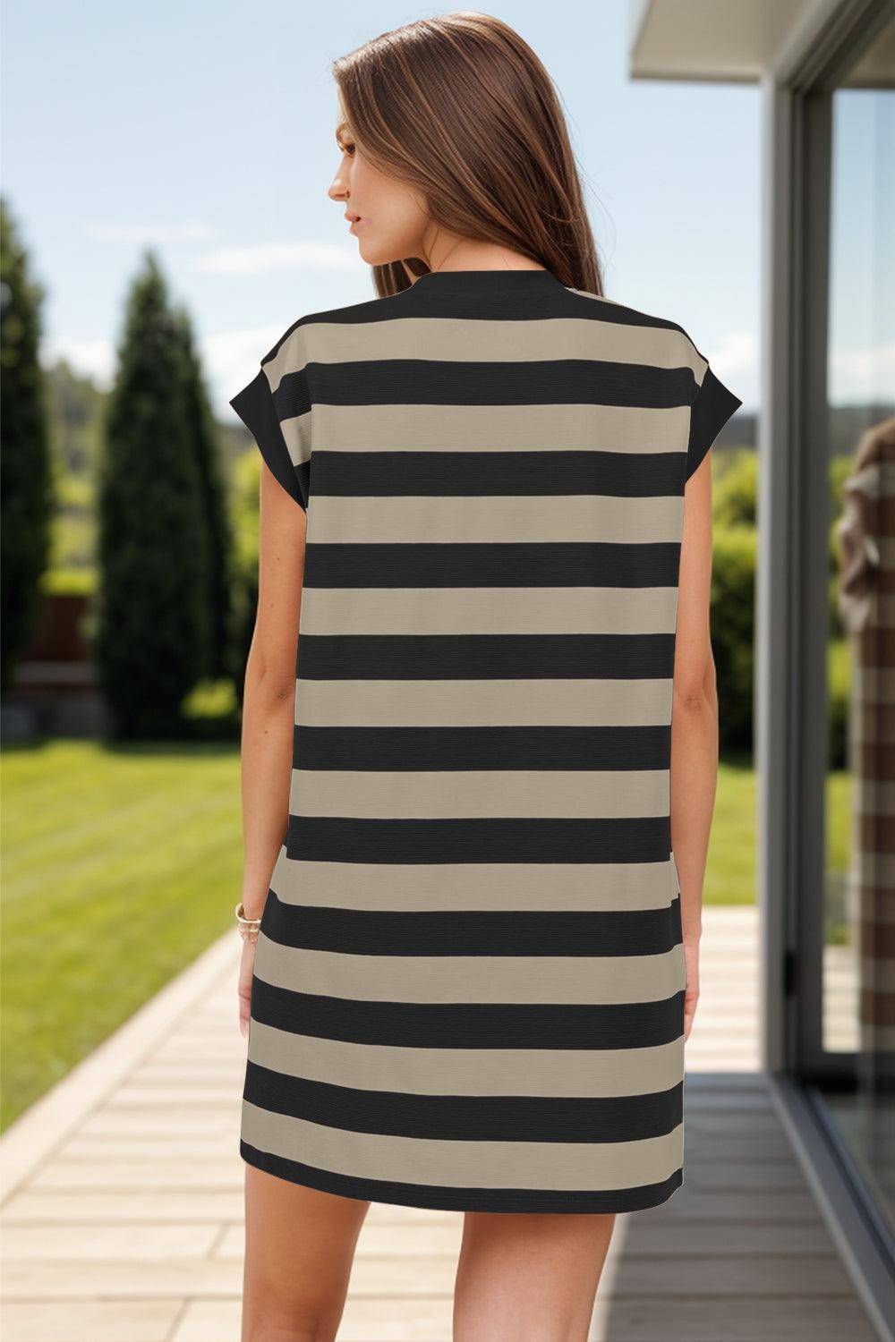 Emma | Women's Casual Striped Summer Dress | Mini