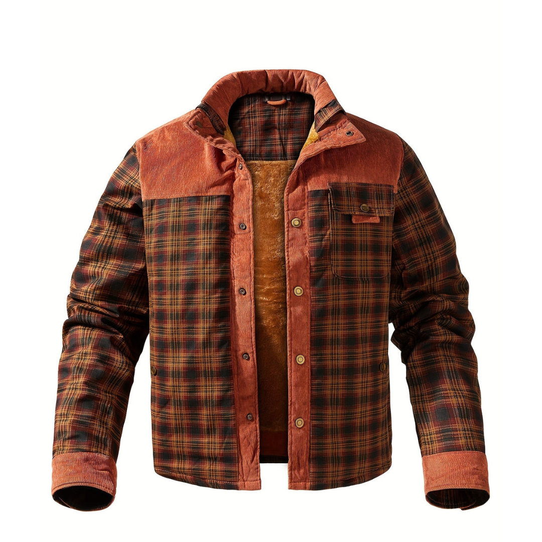 Seamus | Men's Timeless Plaid Insulated Coat | Cozy, Chic, Adaptable