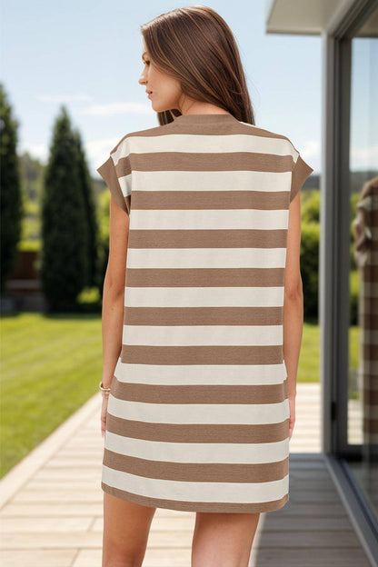 Emma | Women's Casual Striped Summer Dress | Mini