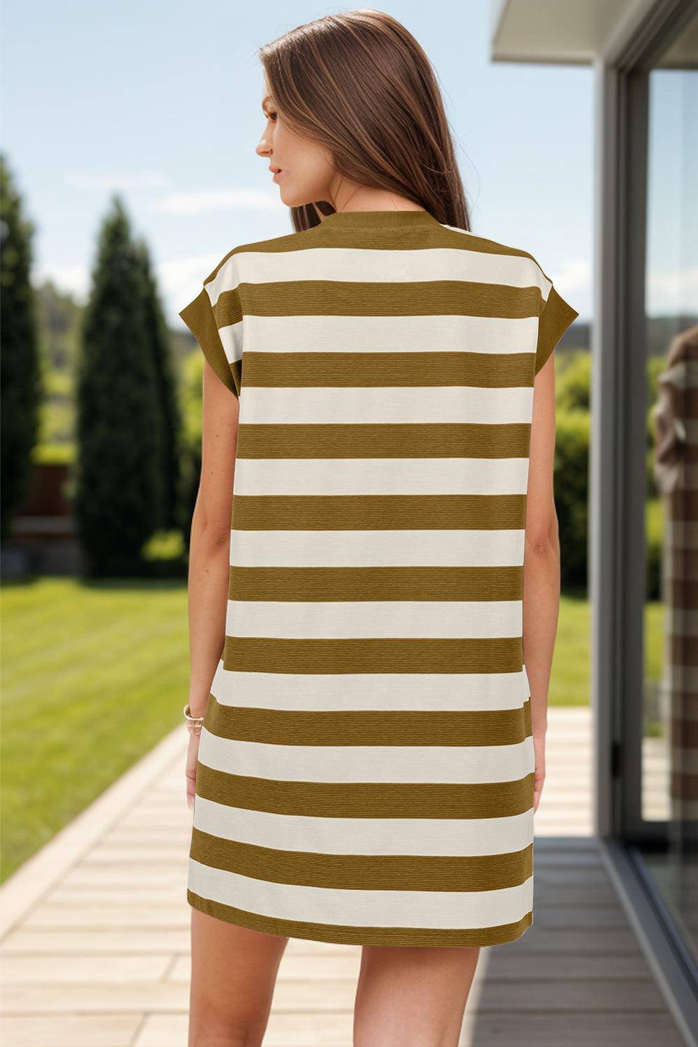 Emma | Women's Casual Striped Summer Dress | Mini