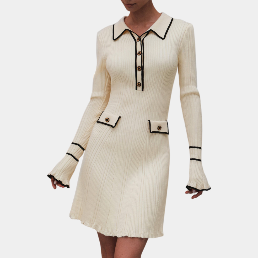 Ava | Women's Elegant Knit Dress | Mini