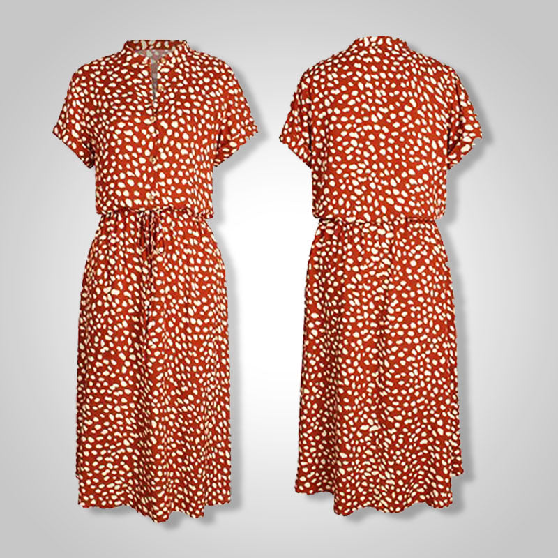 Savannah | Women's Polka Dot Summer Dress | Midi