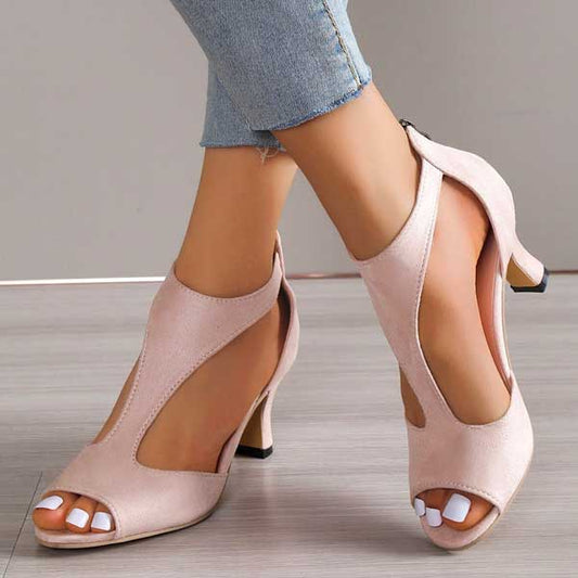 Liana – Elegant Comfort Sandals with Heel