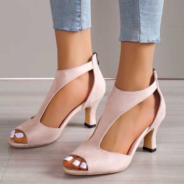 Liana – Elegant Comfort Sandals with Heel