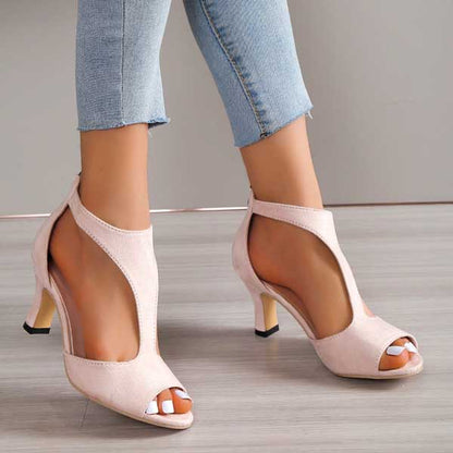 Liana – Elegant Comfort Sandals with Heel