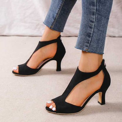 Liana – Elegant Comfort Sandals with Heel