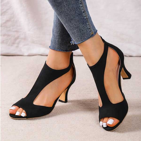 Liana – Elegant Comfort Sandals with Heel