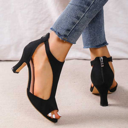 Liana – Elegant Comfort Sandals with Heel