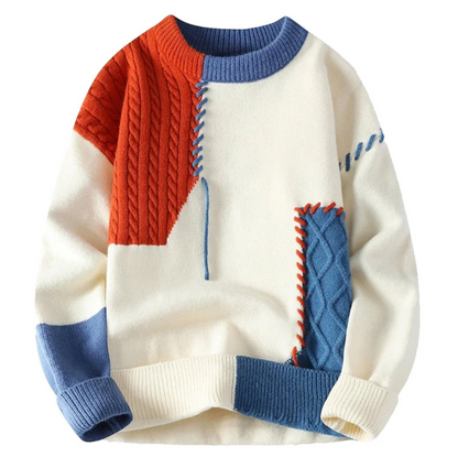 Lumi – Ultra-Soft Patchwork Sweater