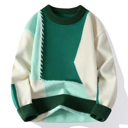 Lumi – Ultra-Soft Patchwork Sweater