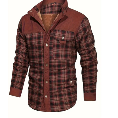 Seamus | Men's Timeless Plaid Insulated Coat | Cozy, Chic, Adaptable