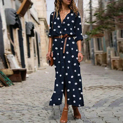 Sophie | Women's Polka Dot Summer Dress | Maxi